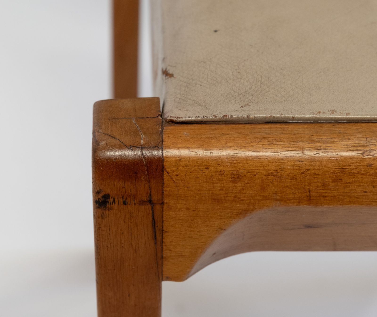 photo vintage Alvar Aalto Birch & Leather Chair 611