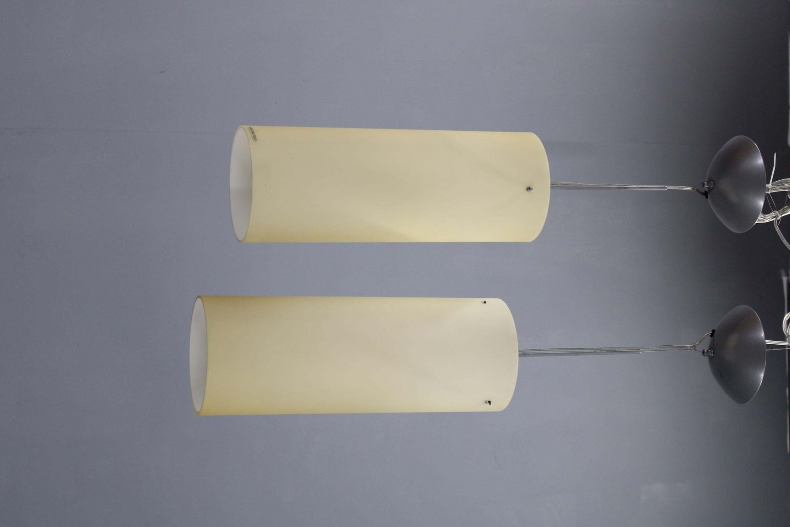 1980s Pair Of Aureliano Toso Glass Pendant Lights, Italy photo for sale