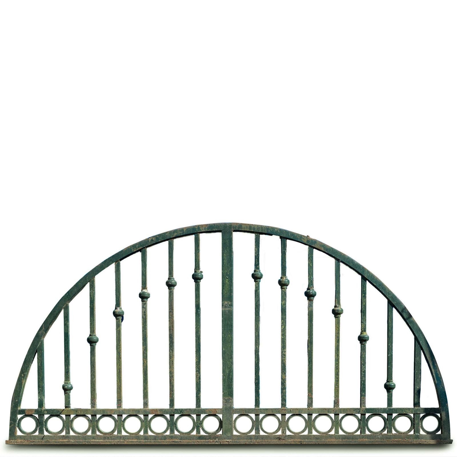 Antique Art Deco Iron Gates With Optional Arched Crest (2 Pairs Available) photo furniture