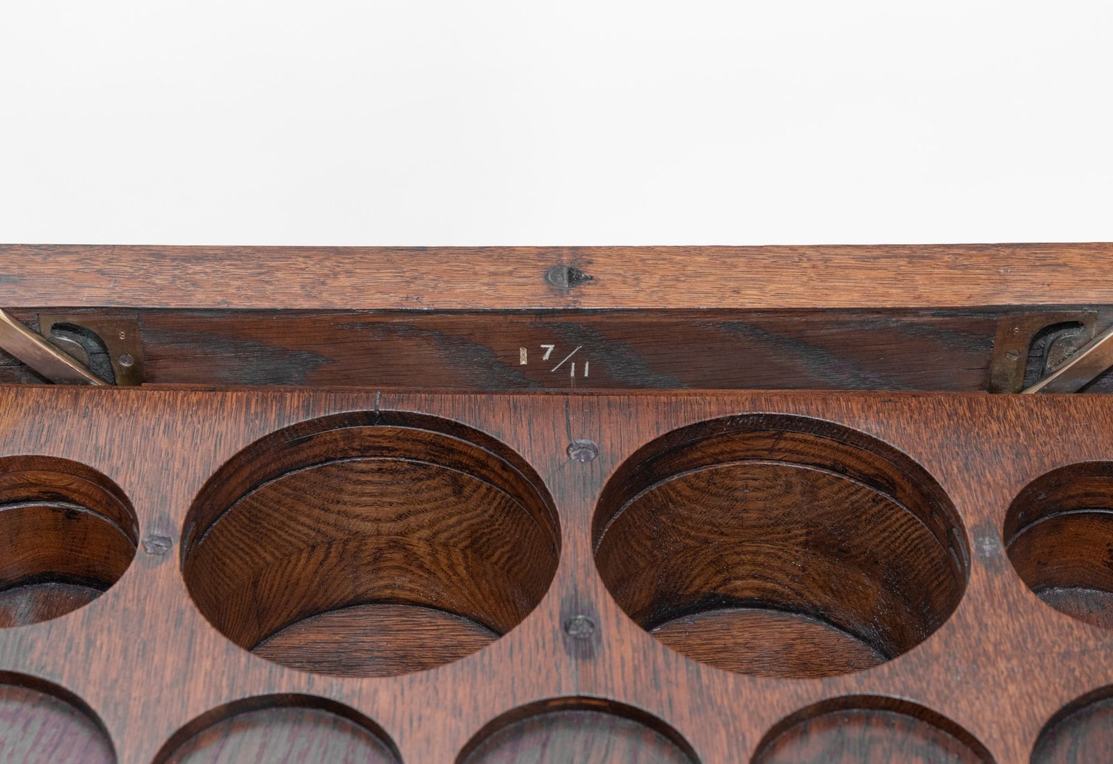 photo for sale Antique Edwardian Oak Metamorphic Rise & Fall Cocktail Drinks Cabinet Bar
