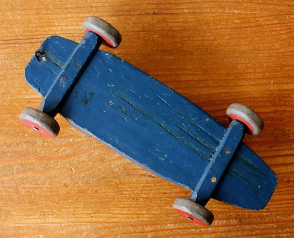 Handmade Wooden Racing Car. Scratch Built Decorative Model Car. photo buy