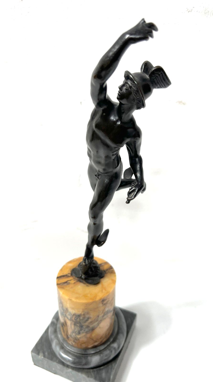 "Mercury" Bronze Group With Brown Patina By John Of Bologna. 19th Century photo for sale