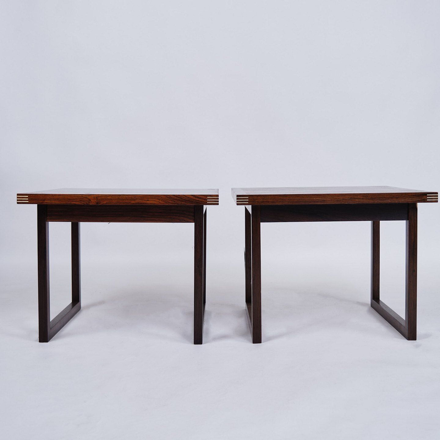 Set Of Side Tables / Coffee Tables   Rosewood   Rud Thygesen   Heltborg Furniture   1960 photo furniture