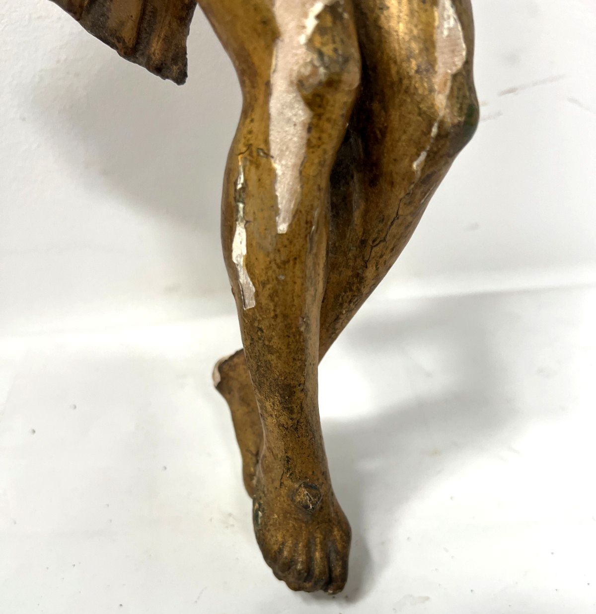 Christ Carved And Gilded Wood 19th Century photo vinterior