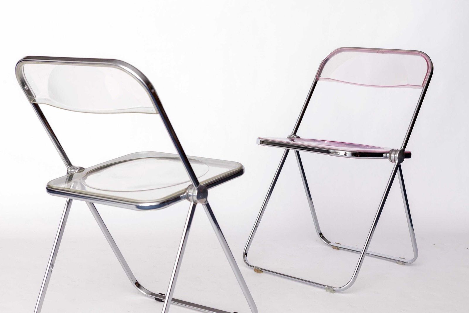 Pair Of Vintage Castelli Plia Folding Chairs, 1970s Italy, Original Design photo buy