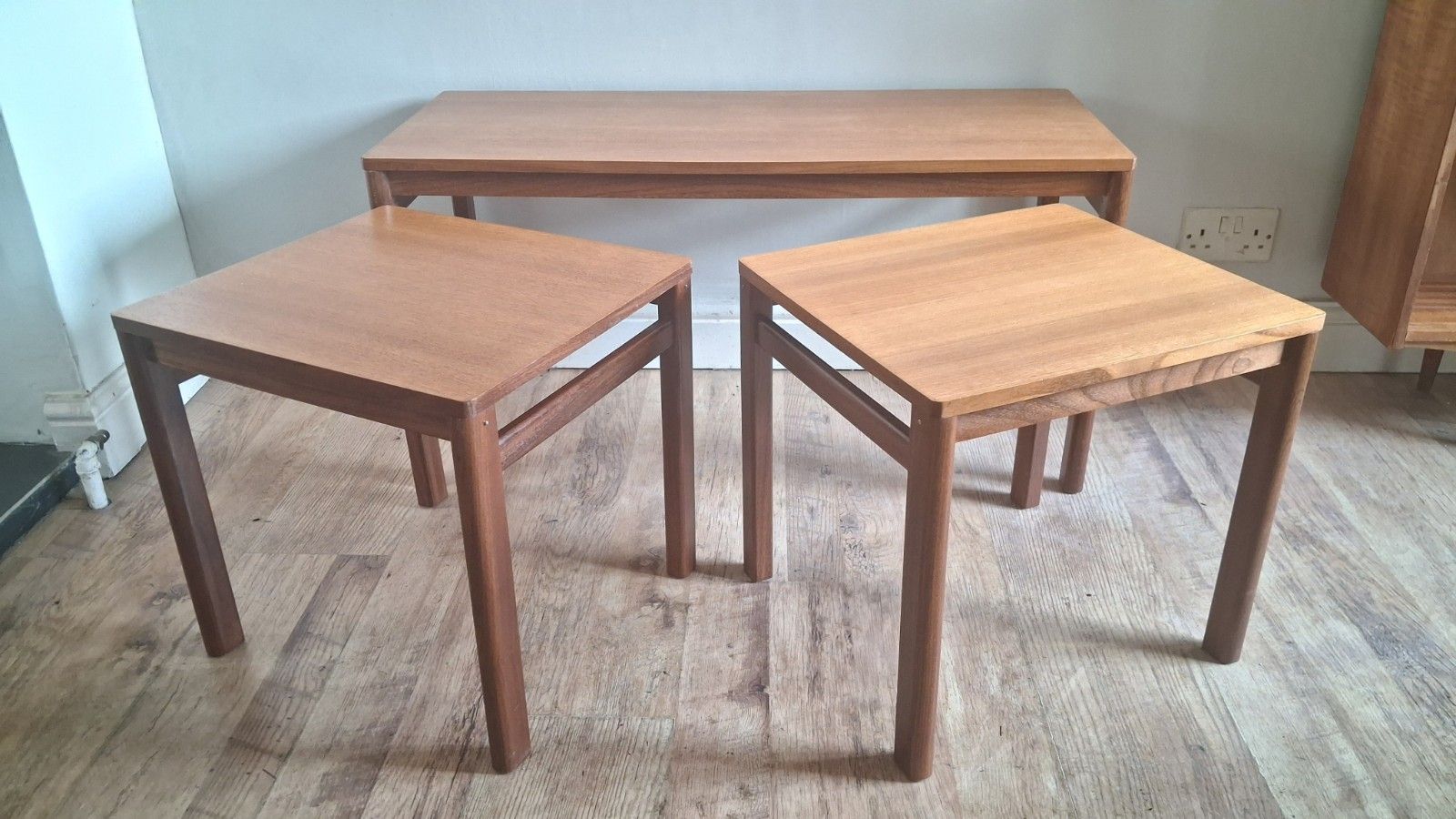 Original 1970's Danish Teak  Mid Century Nest Of Tables, Drinks/Coffee Tables photo for sale