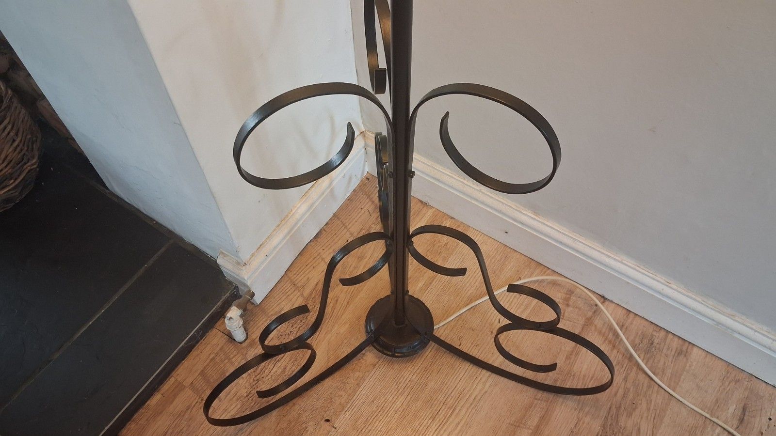 1960's French Mid Century Wrought Iron Standard /Floor Lamp photo buy