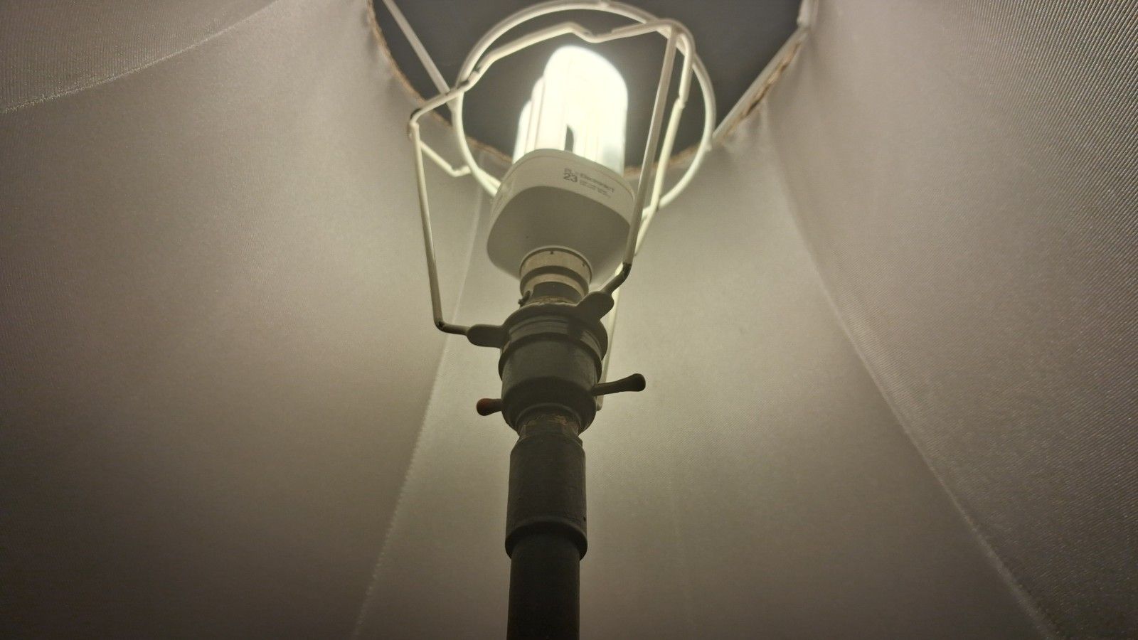 Lighting 1960's French Mid Century Wrought Iron Standard /Floor Lamp photo