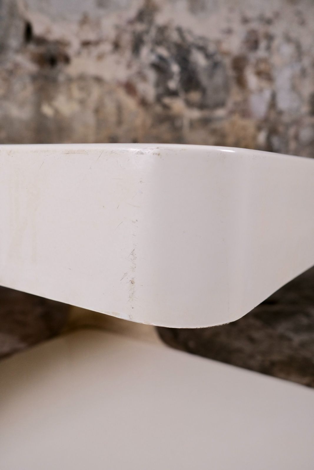 Large Fiberglass Side Table By Valerie Doubroucinskis For Rodier, France, 1970s photo vinterior