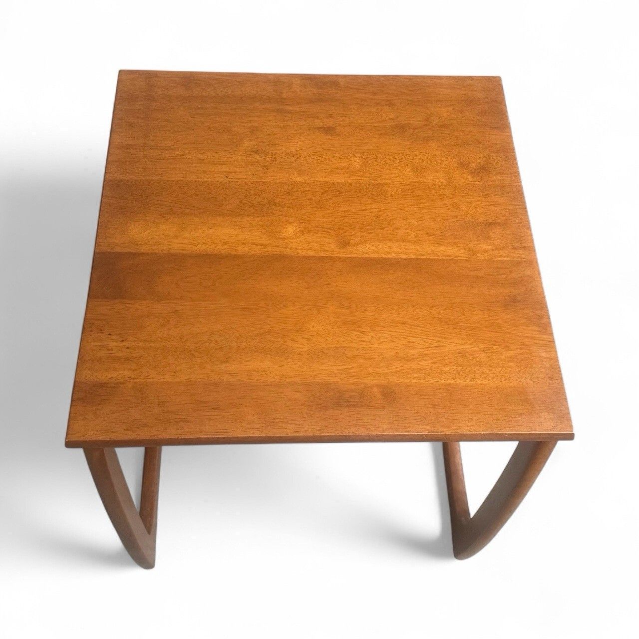 Parker Knoll Teak Nest Of Tables Mid Century Retro Sleigh Legs C1970s photo furniture