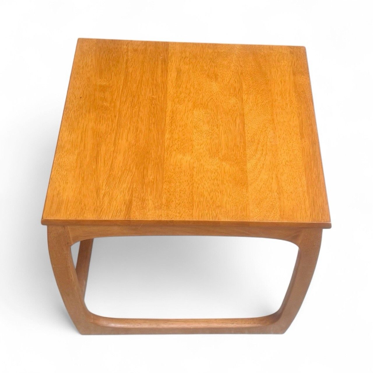 Parker Knoll Teak Nest Of Tables Mid Century Retro Sleigh Legs C1970s photo for sale
