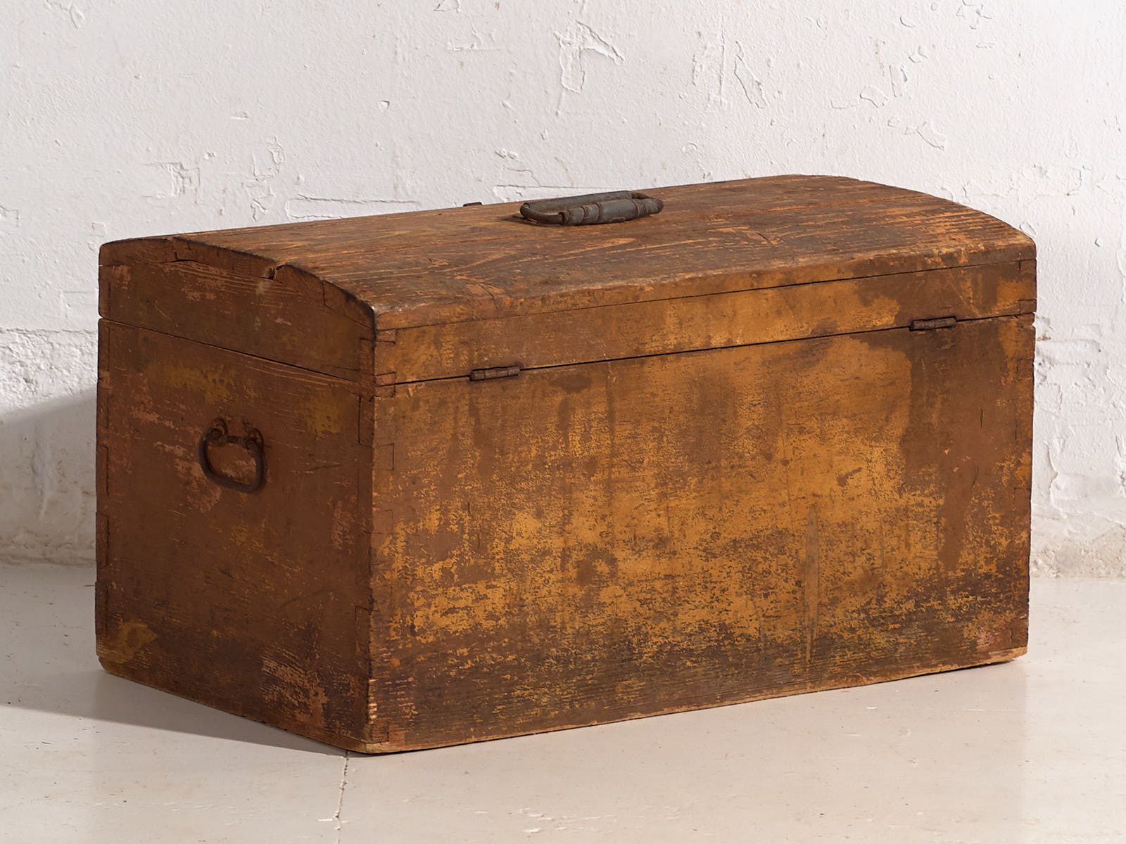 Antique Travel Chest With Original Inscription (Year 1936) #21 photo vintage