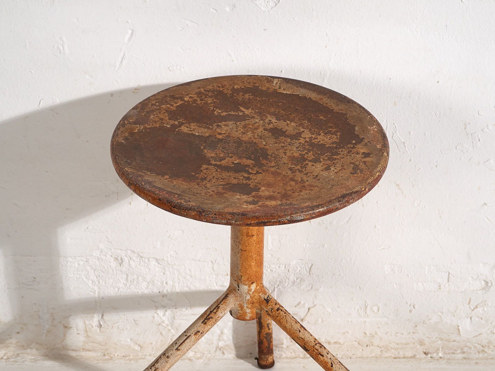 Industrial Style Metal Stool (C.1950) #4 photo for sale