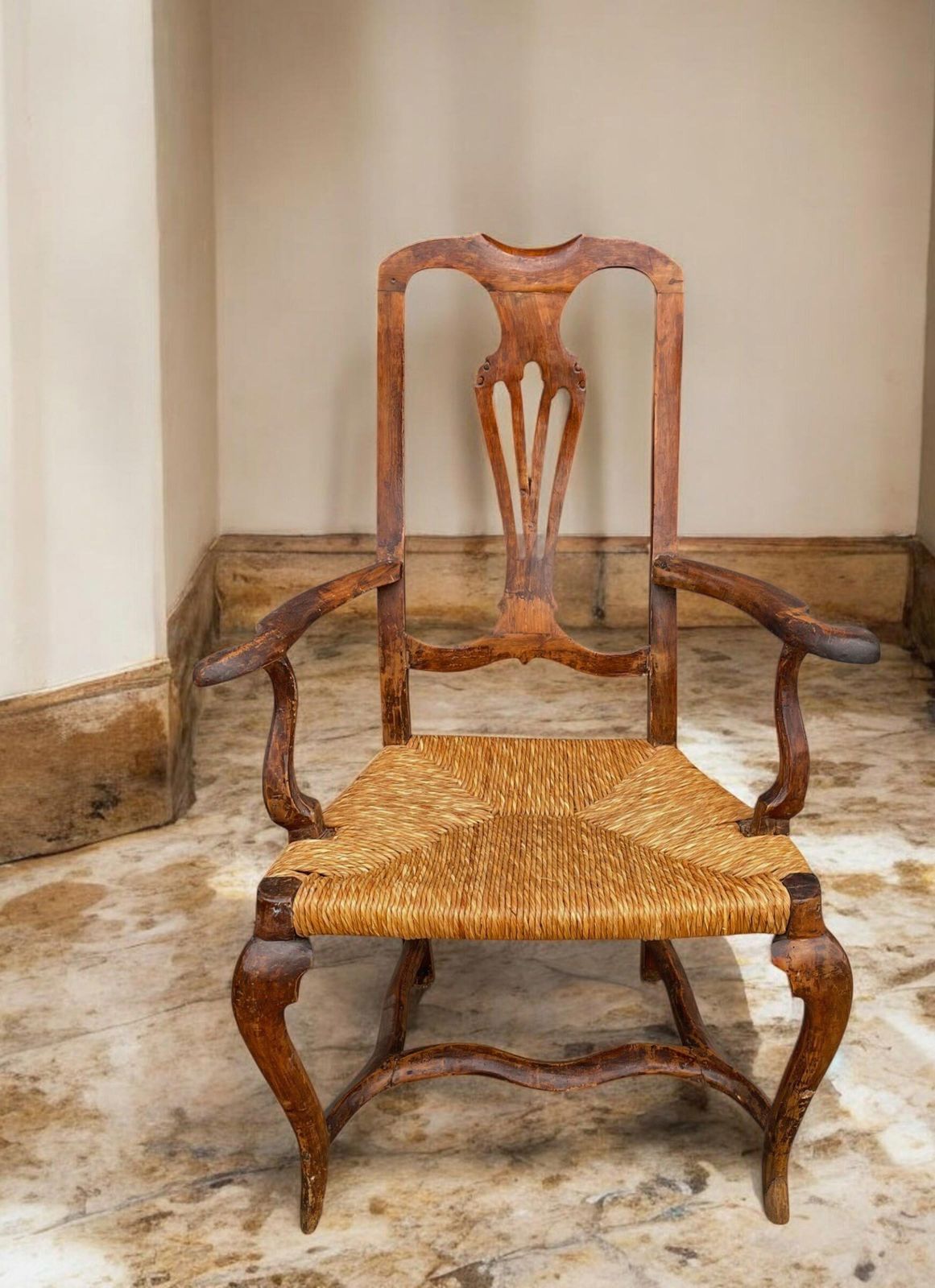 photo buy Venetian Walnut Armchair, Louis XV