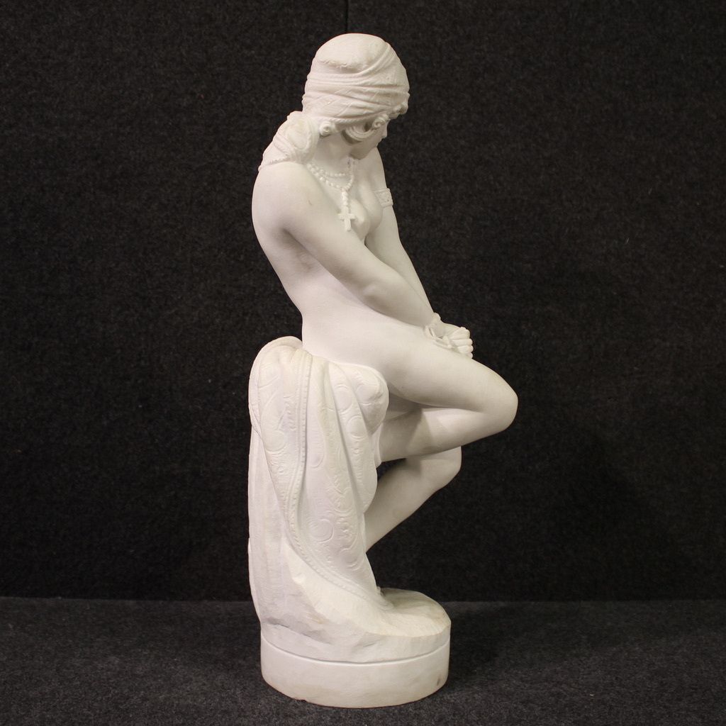 Art 20th Century Marble Sculpture, The Emancipation Of Slavery photo