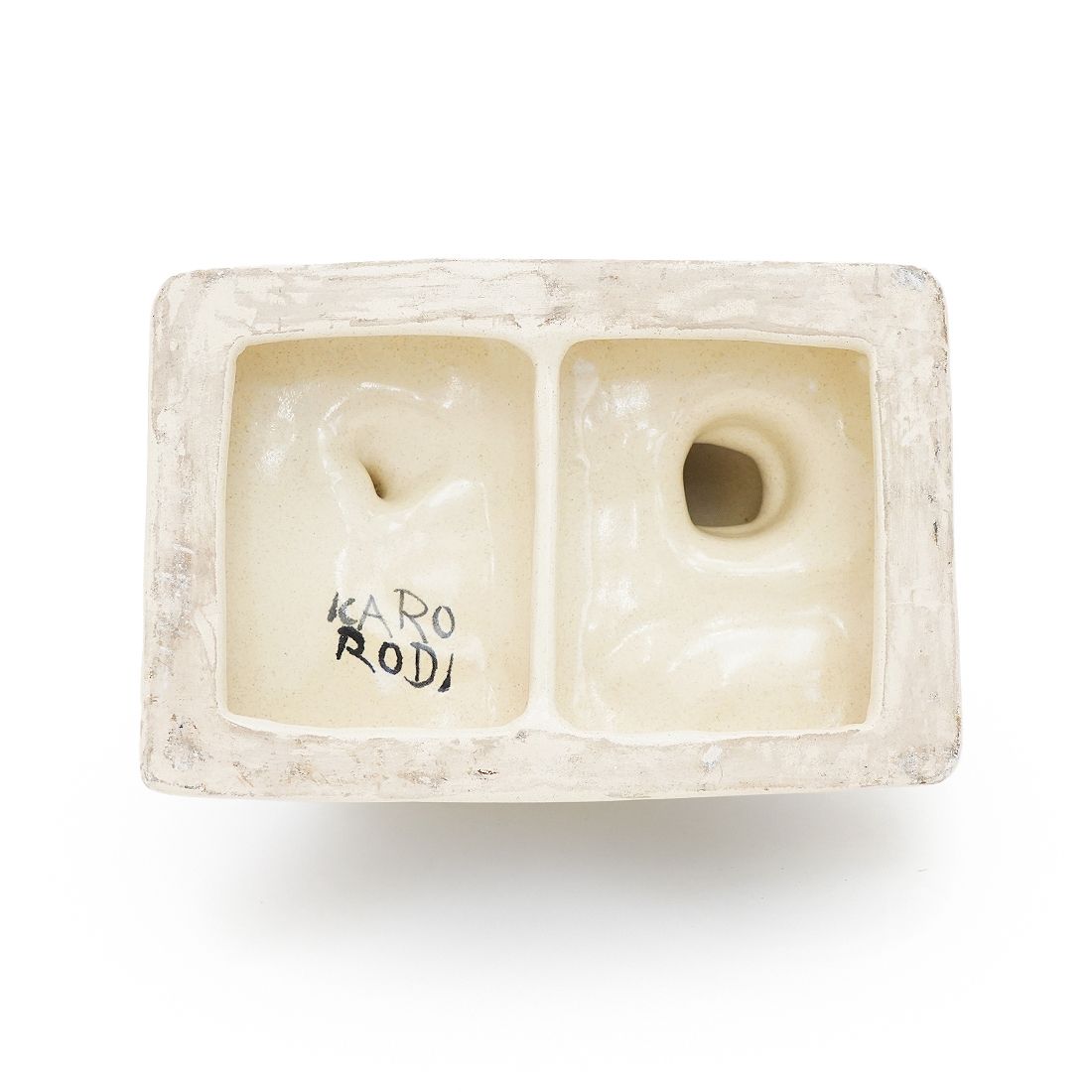 photo vinterior “Venus Of Rhodes” Sculpture In White Enamel Ceramic By Icaro Rodi, 1930s