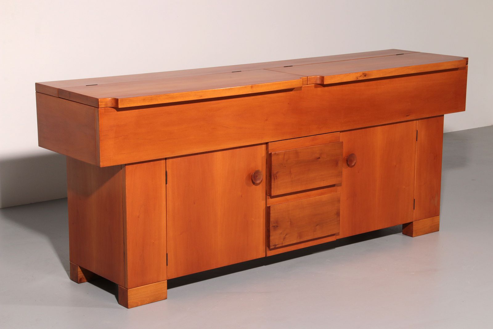 Torbecchia Sideboard In Walnut By Giovanni Michelucci For Poltronova, 1964 photo for sale