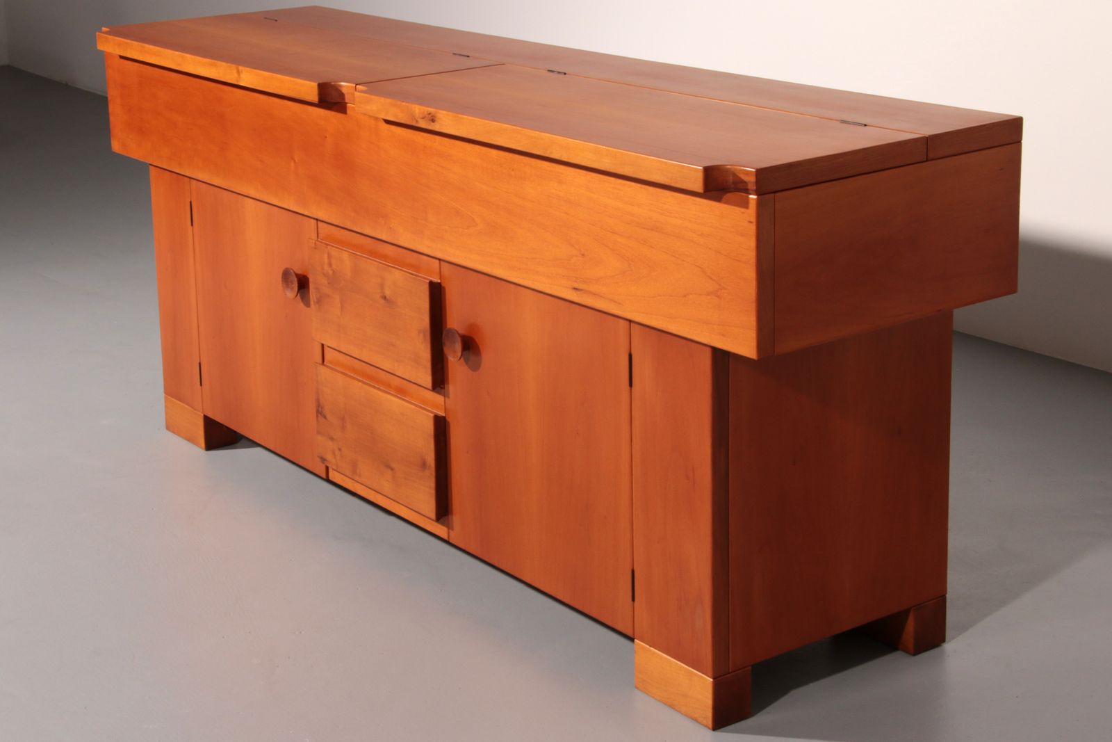 Torbecchia Sideboard In Walnut By Giovanni Michelucci For Poltronova, 1964 photo vinterior