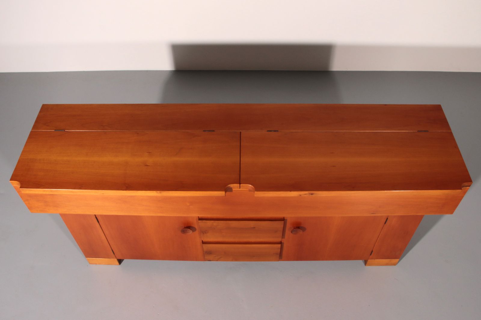 Furniture Torbecchia Sideboard In Walnut By Giovanni Michelucci For Poltronova, 1964 photo