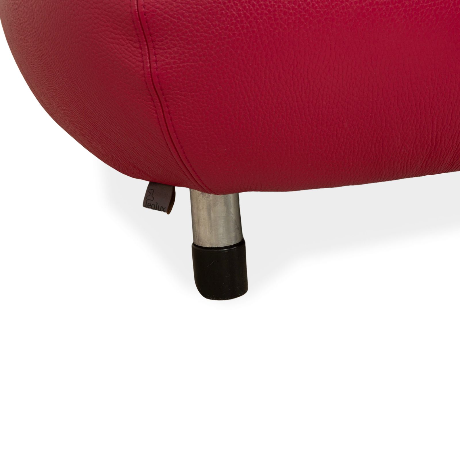 Fauteuil Leolux Pallone en cuir, violet rouge, Space Age photo Mobilier
