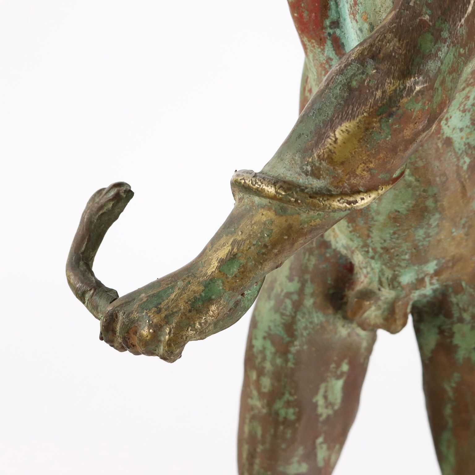 Antique Sculpture Mythological Subject Metal Italy XX Century photo 1000.0