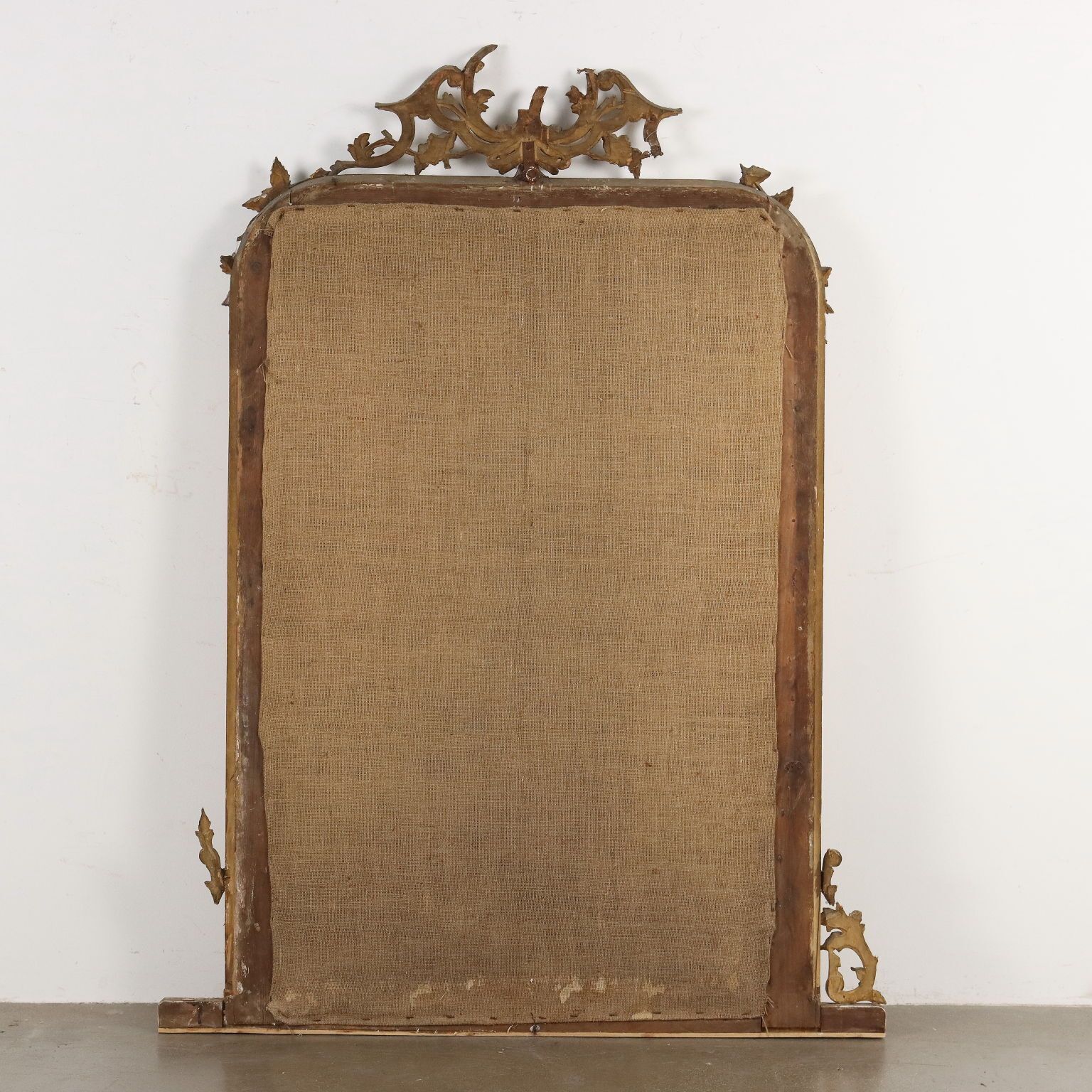 Home Decor Antique Mirror Gilded Wood Lombardy XIX Century photo