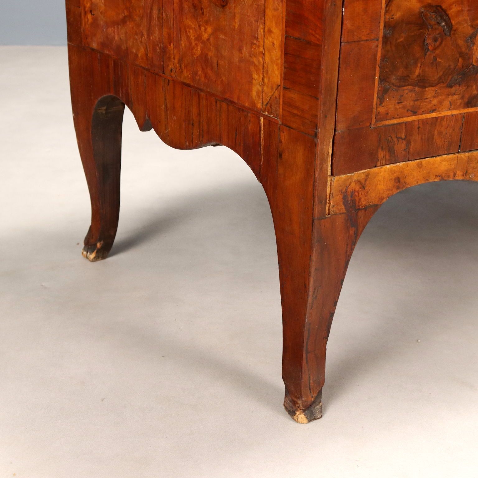 2920.0 Baroque Flap Cabinet Walnut Poplar XVIII Century photo