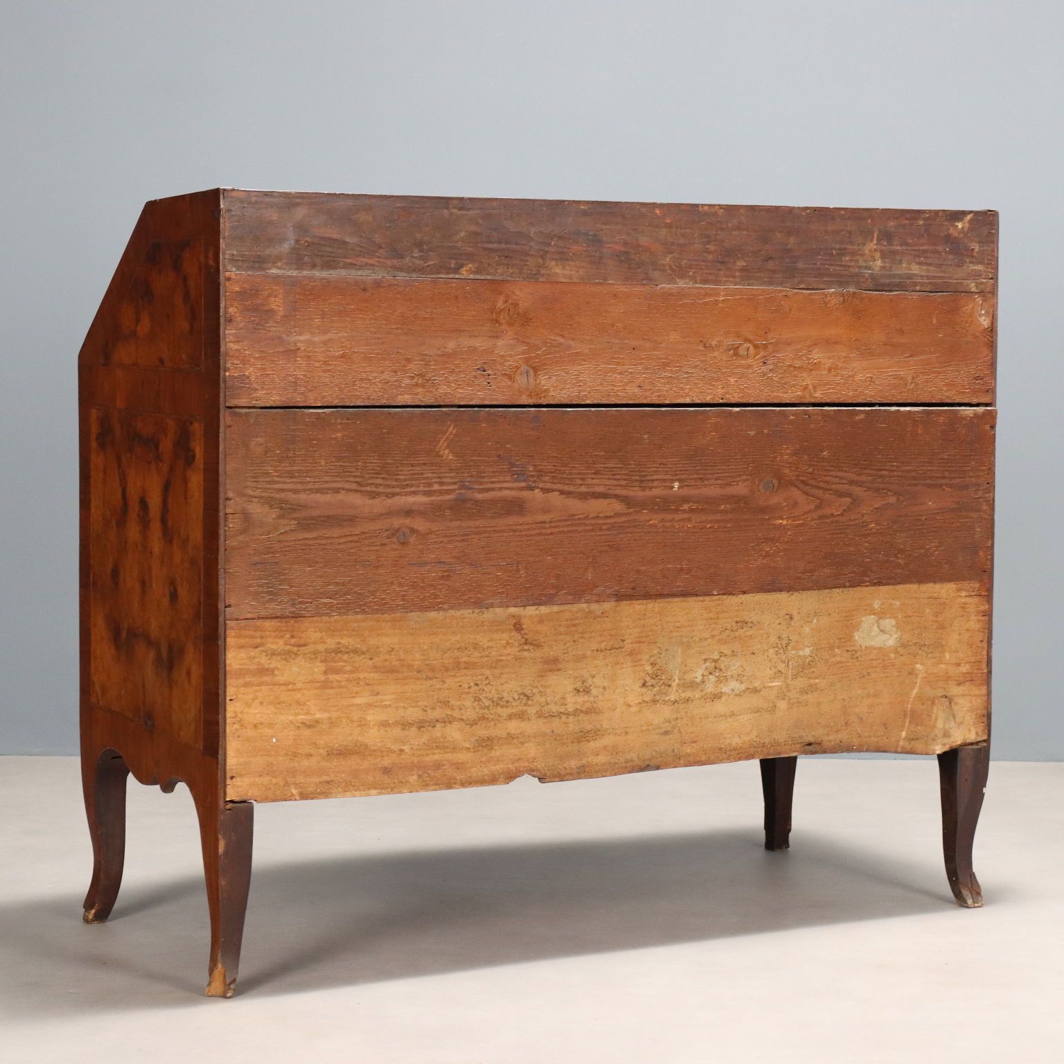 photo vinterior Baroque Flap Cabinet Walnut Poplar XVIII Century