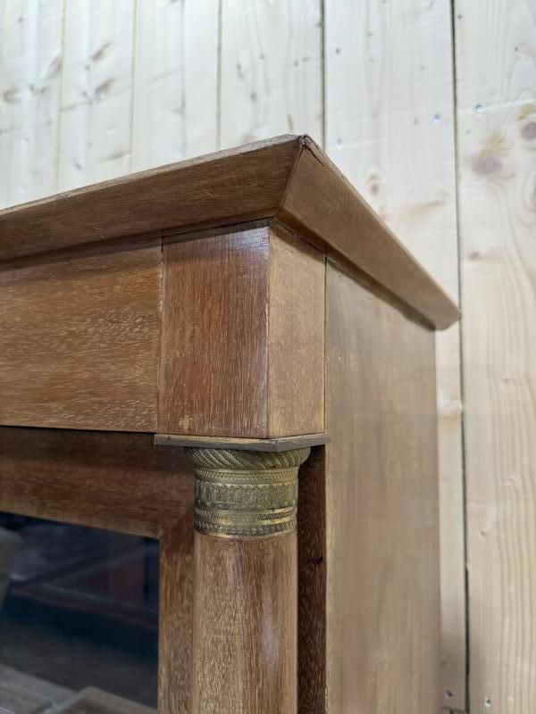 Bibliothèque   Vitrine De Style Empire En Acajou à Colonnes Détachées photo furniture