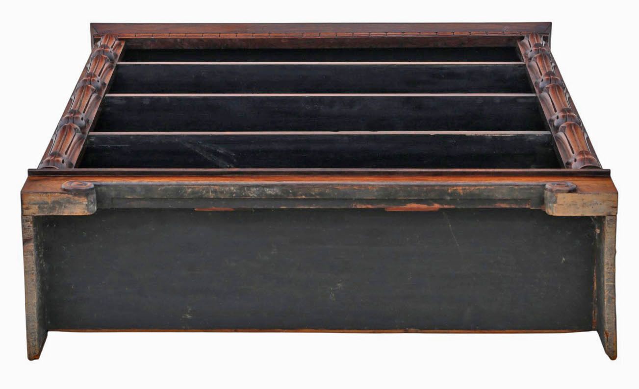 Antique 19th Century Adjustable Bookcase With Rosewood Veneer And Patinated Marble Top photo buy