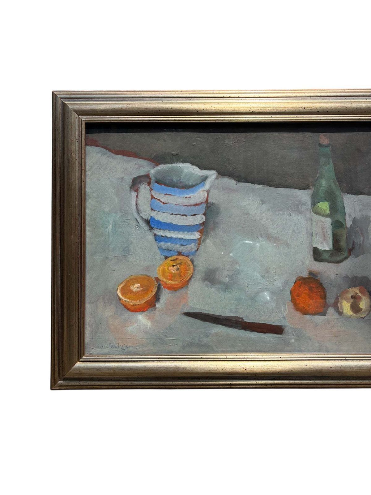 Oil On Panel Still Life Painting By Domenico Cantatore, 1960s photo furniture