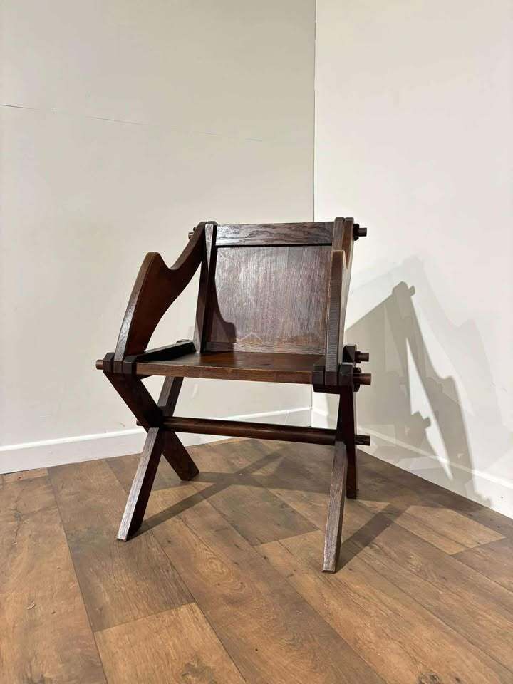 Oak Glastonbury / Ecclesiastical Chair photo buy
