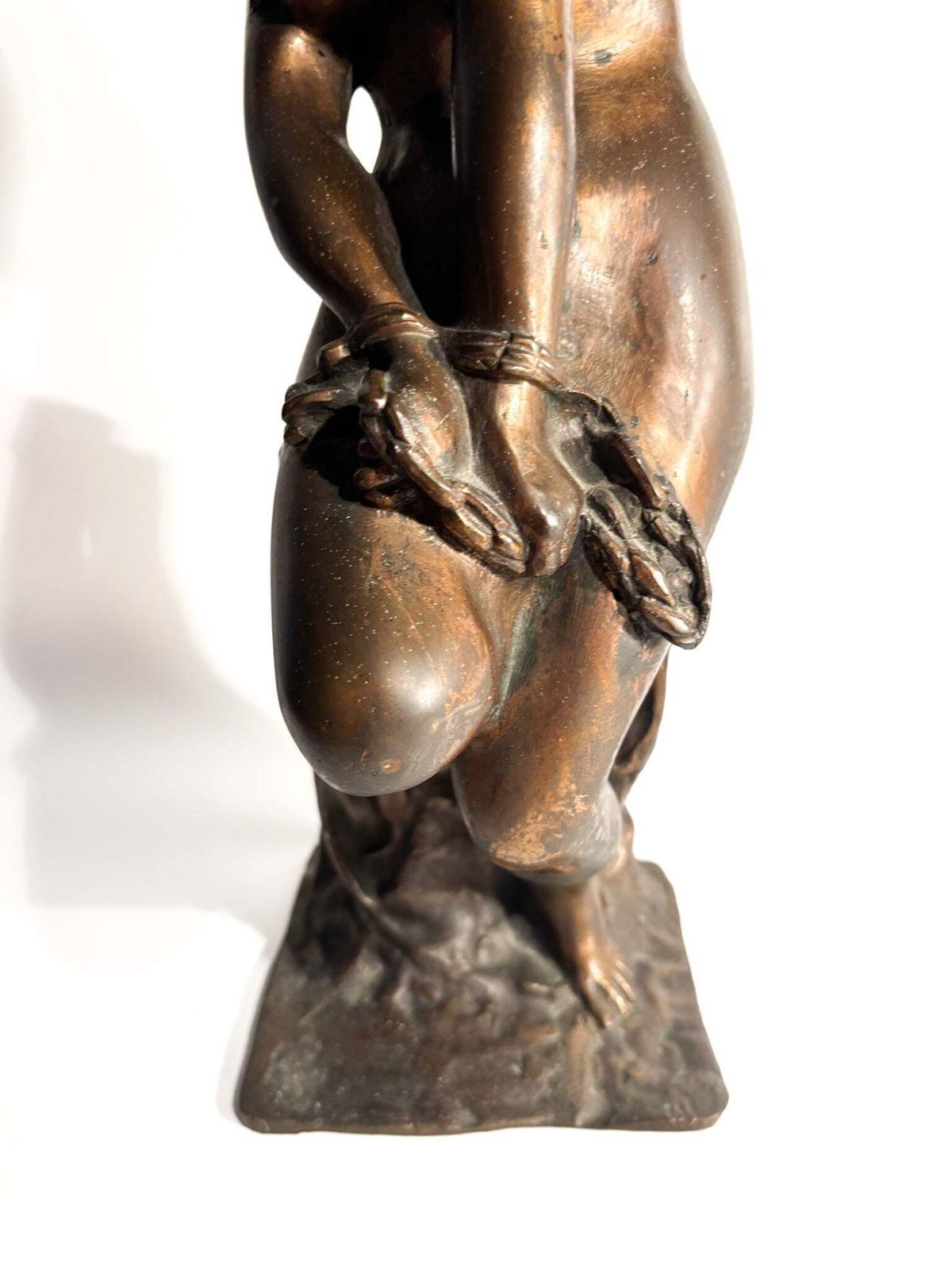 Bronze Sculpture "The Slave" Attributed To Giacomo Ginotti 19th Century photo 1058.0