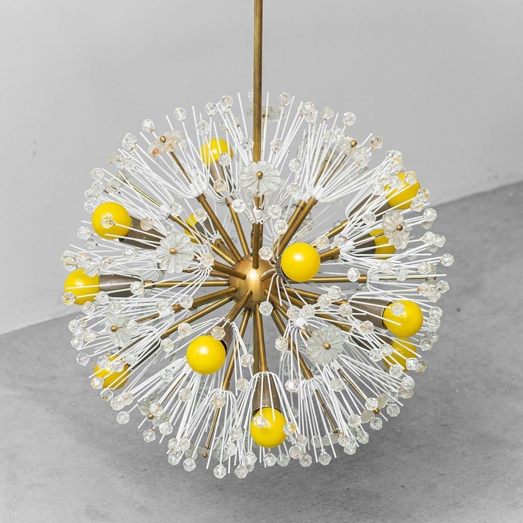 12 Light Sputnik Chandelier, Flacon Stejnar Nikoll Model, Vintage 1960s photo 2177.0