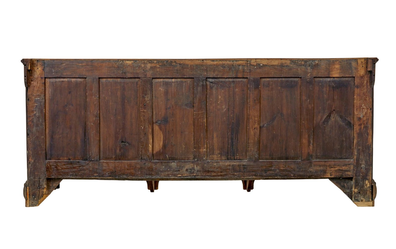 18th Century Inlaid Oak Lancashire Dresser Base photo for sale
