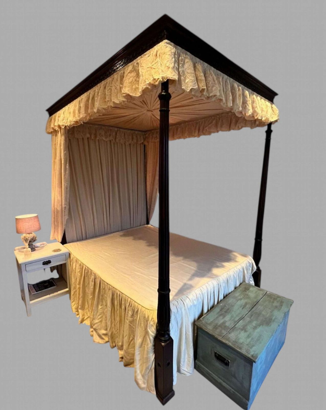 An Edwardian Four Poster Bed photo furniture