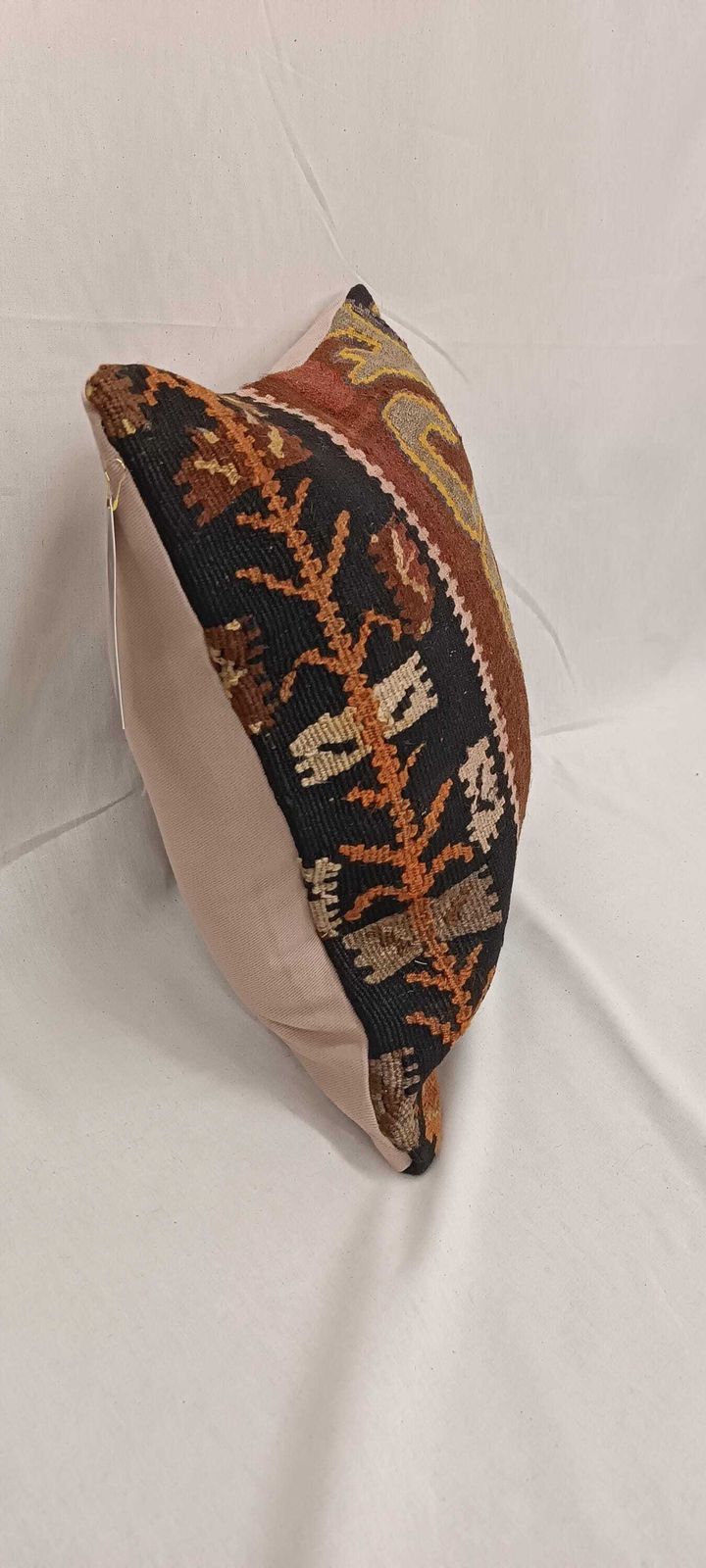 Hand Woven Kilim Cushion Cover 45 × 45 Cm Turkish Style Traditional Vintage Design photo buy