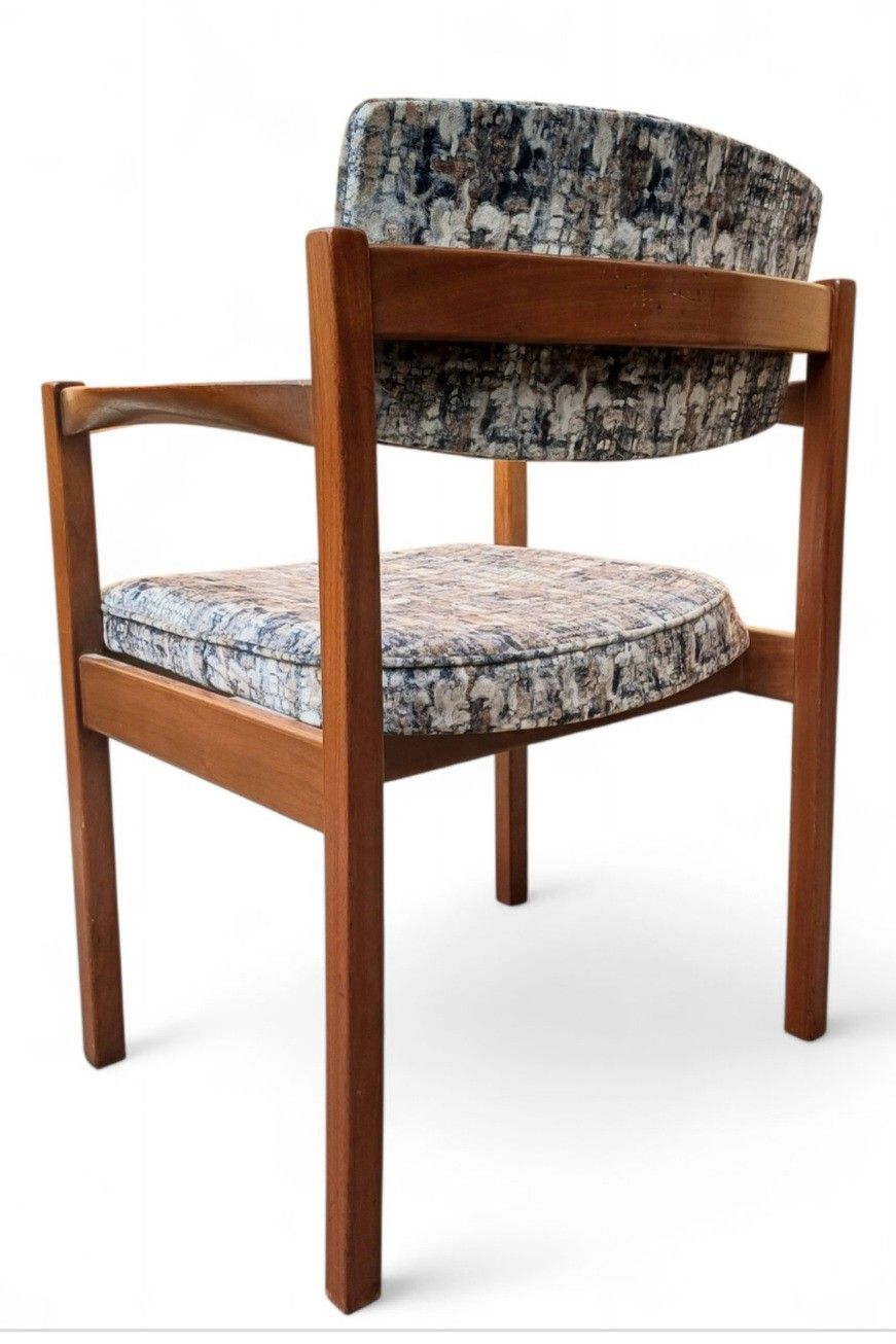 A Mid Century Jens Risom Desk Armchair See My Other Listings For Risom photo for sale
