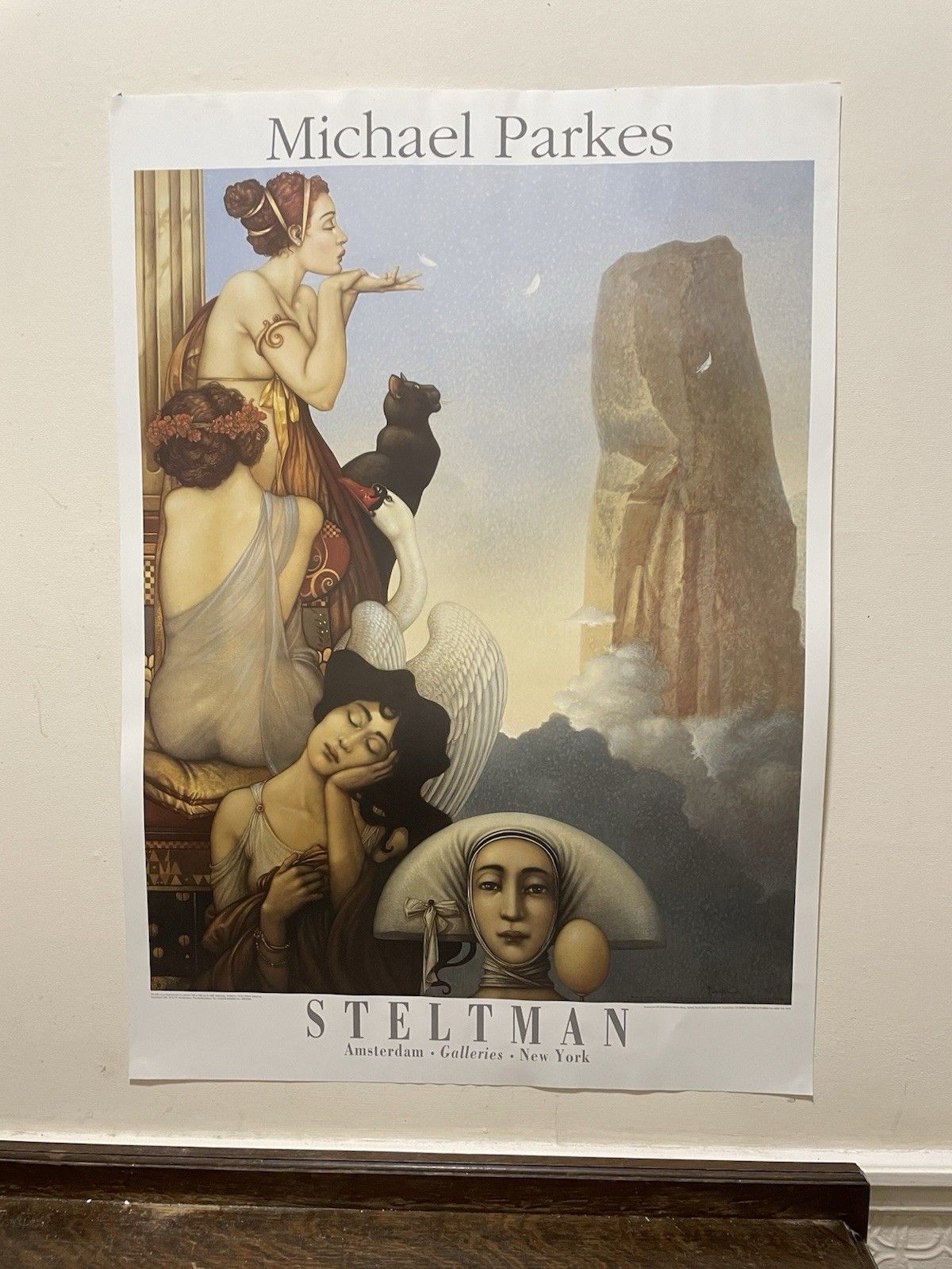 photo buy 2x Micheal Parkes Steltman Gallery Fine Art Surrealist Poster Prints