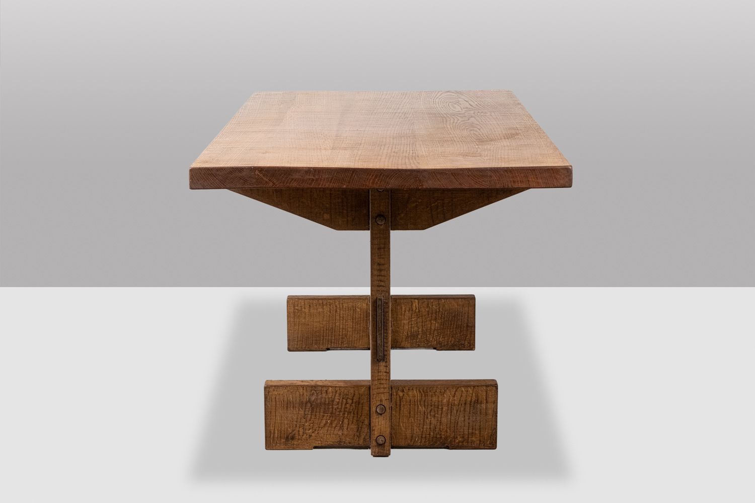 Officina Rivadossi, Brutalist Style Table And 4 Chairs. Italy, Circa 1970 photo Furniture
