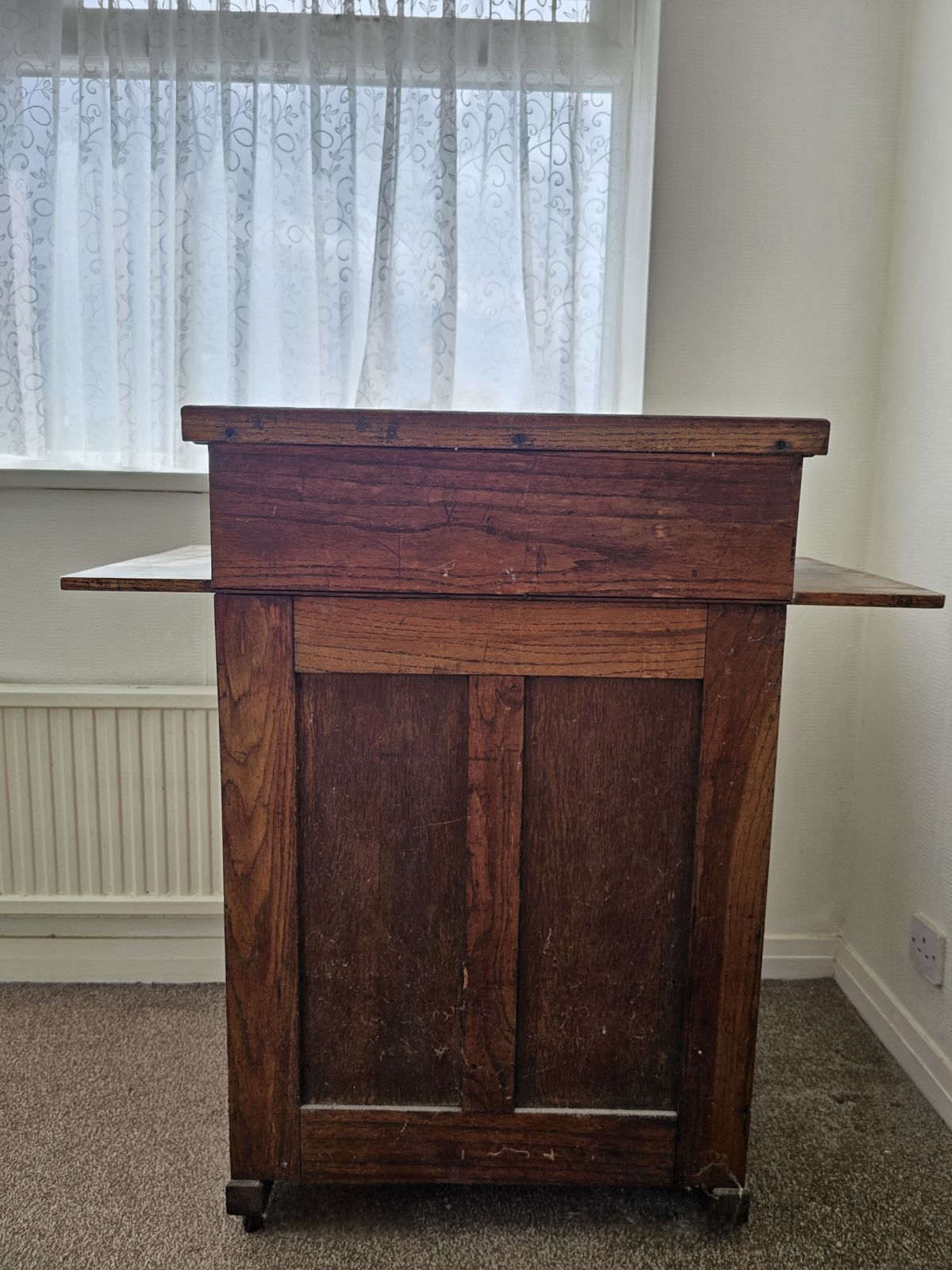 Edwardian Oak School Master Lecturn Desk Kingfisher Ltd West Bromwich photo 195.0