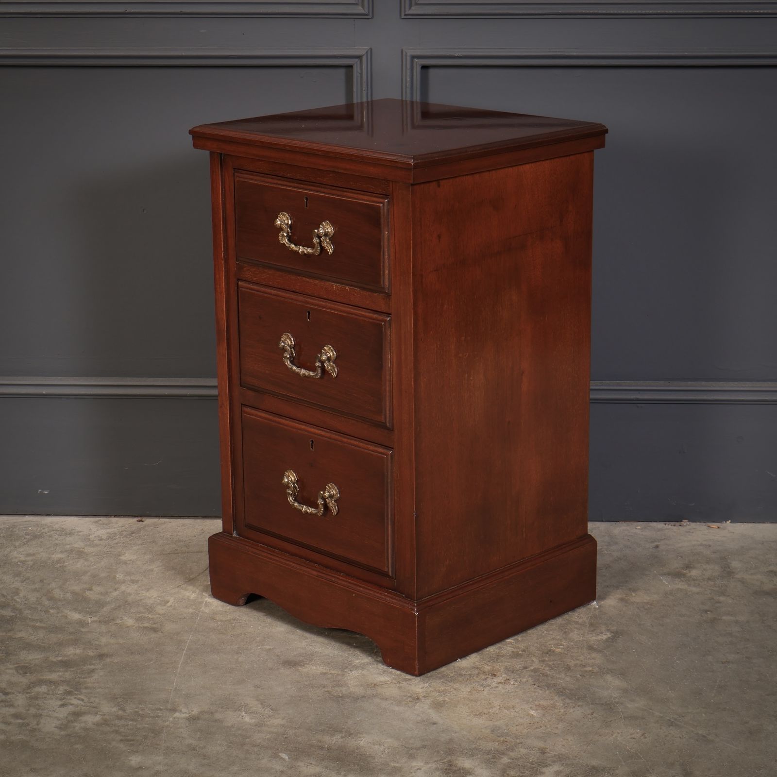 Pair Of Mahogany Bedside Chests photo for sale