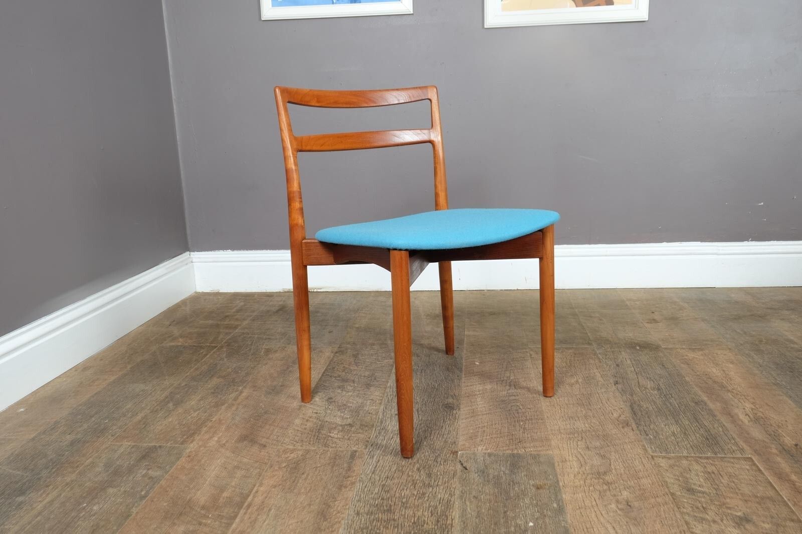 Vintage Set Of 4 Teak Dining Chairs By Randers Model 61 photo buy