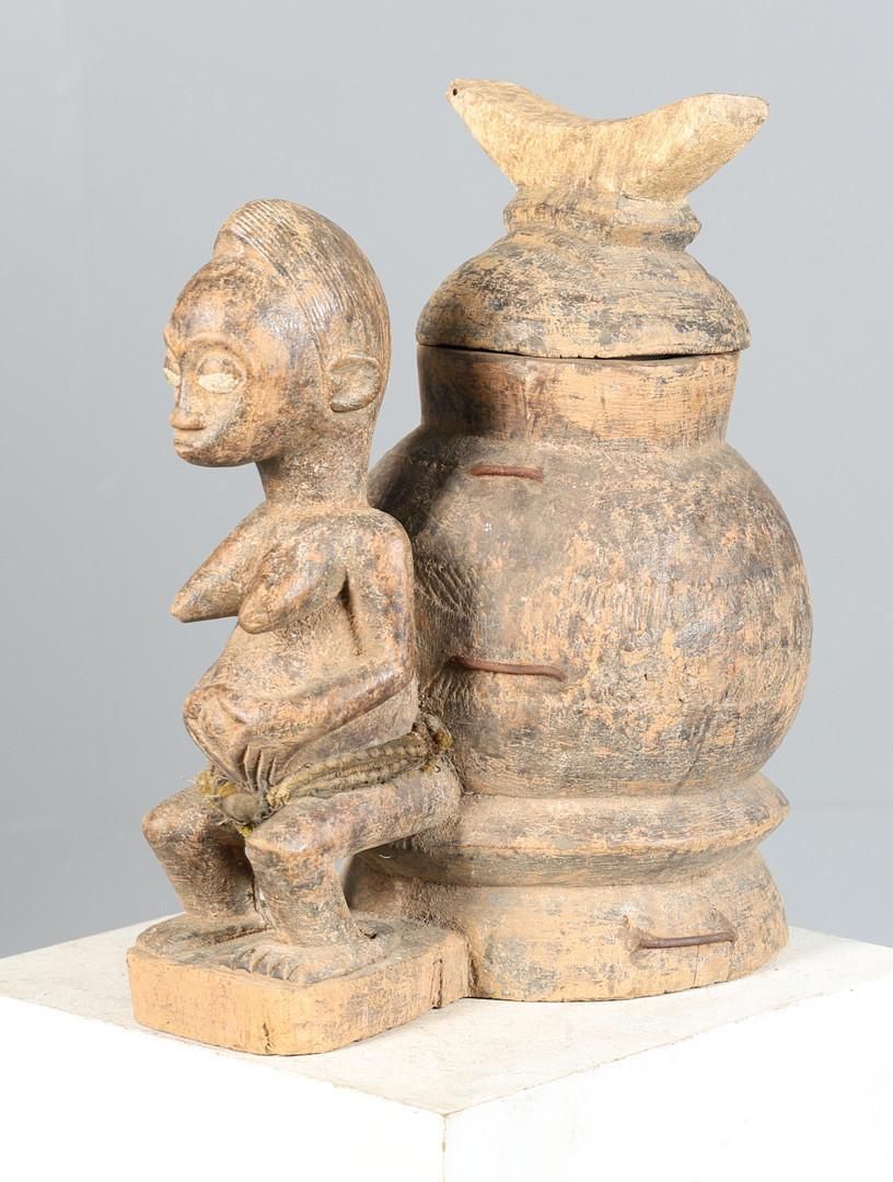 Rare Baule Mouse Oracle Box (Gnamien Kpan) Ivory Coast, Mid 20th Century Carving photo Home Decor