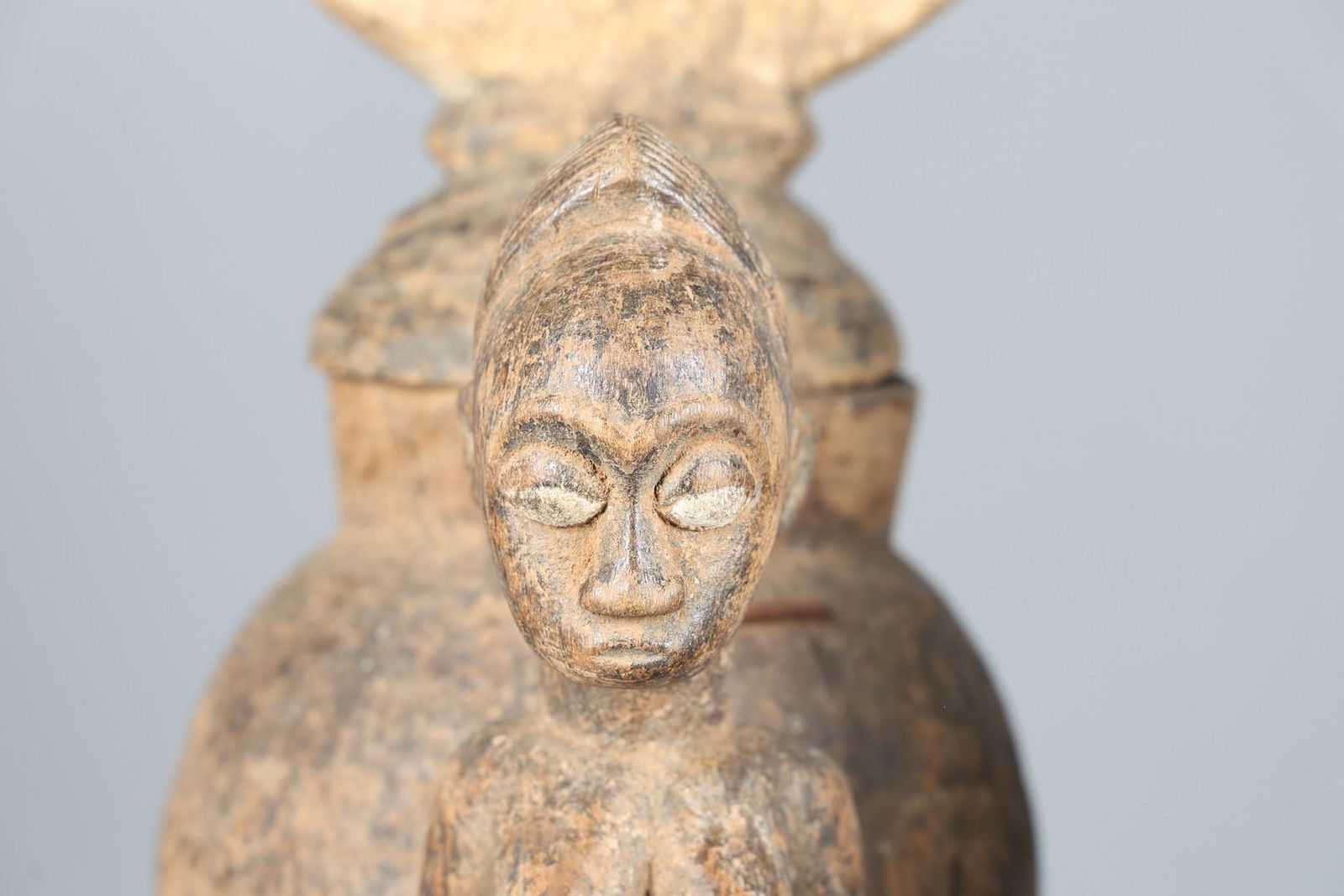 Rare Baule Mouse Oracle Box (Gnamien Kpan) Ivory Coast, Mid 20th Century Carving photo buy