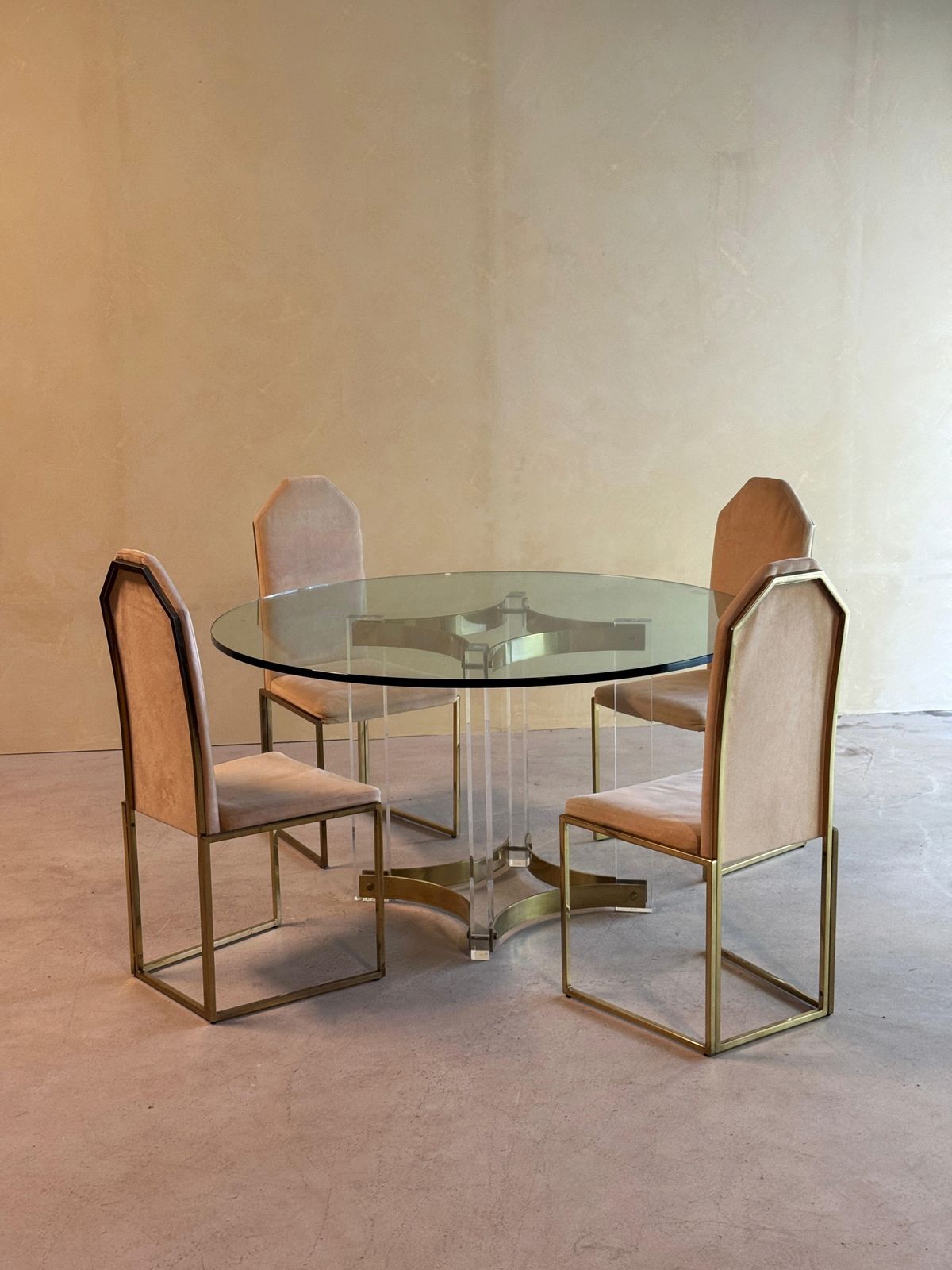 Belgochrom Messing Ronde Eetset, Jaren 1970