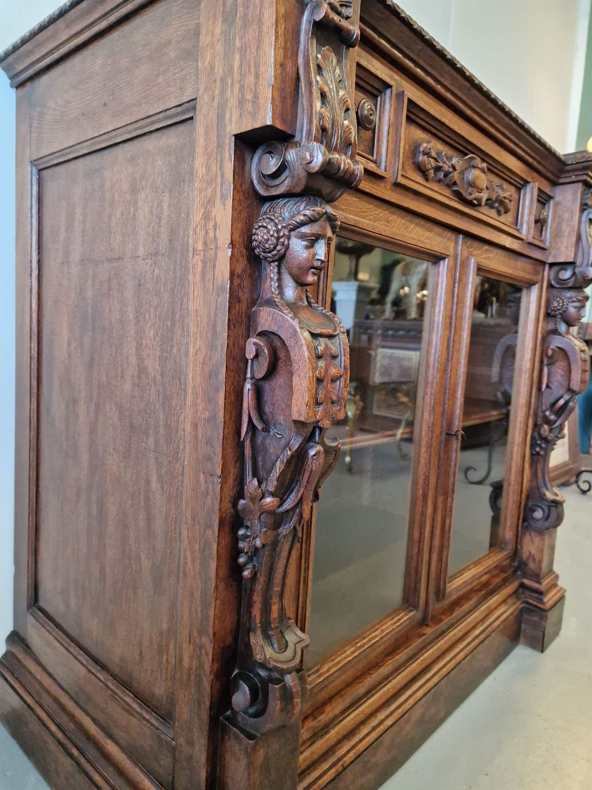 849.0 Renaissance Style Cabinet   Display Case photo