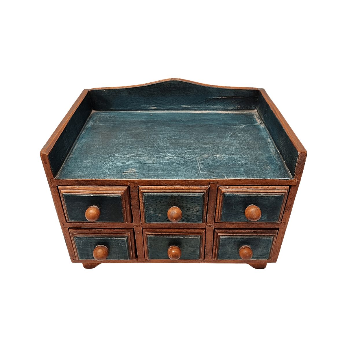 Wooden Jewelry Miniature Drawer Cabinet, 1980s photo furniture
