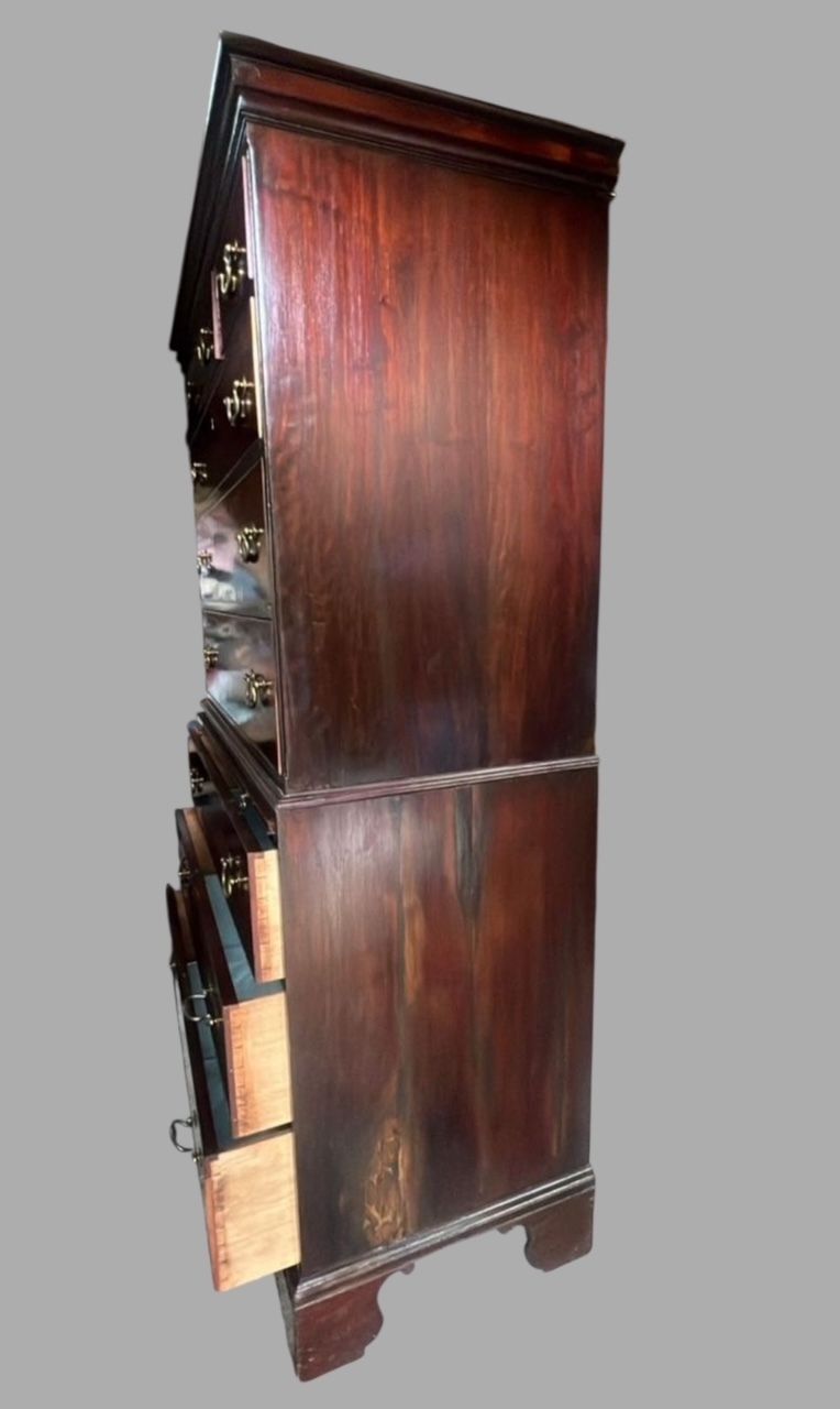 George III Mahogany Chest On Chest photo 2495.0
