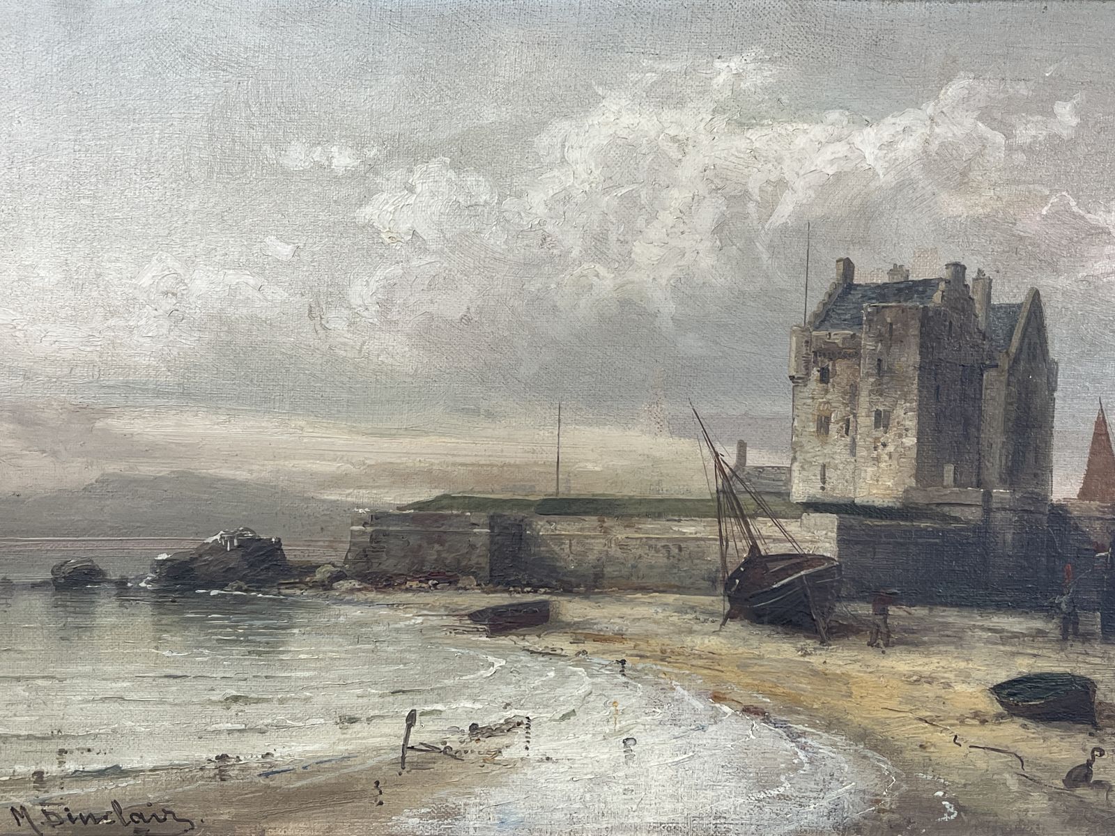 Max Sinclair (1861   1931) Broughty Castle, Dundee, 19th Century photo furniture